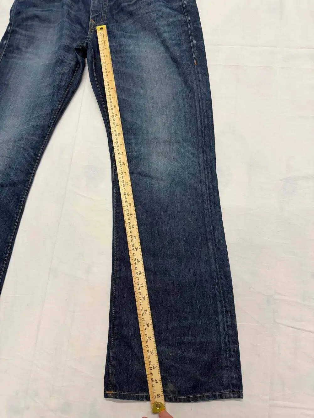 True Religion Men's Dark Wash Bootcut Jeans, Size 36